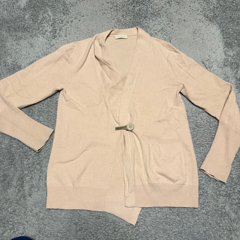 Brunello Cucinelli Sweater Womens Medium Cashmere Cardigan Wrap ****